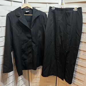 First Option Two Piece Skirt and Blazer Set